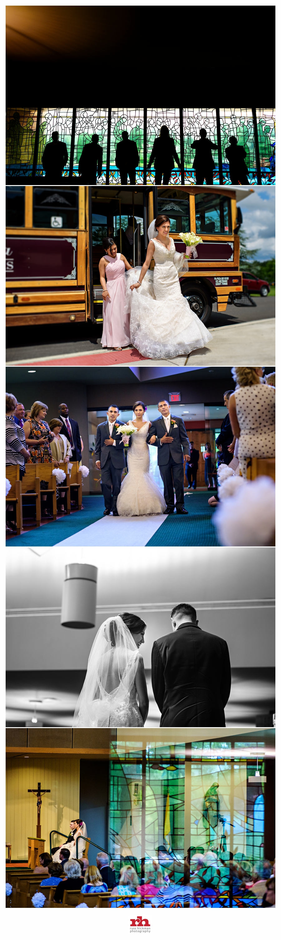 A Bucks County Wedding at St Jude Church in Chalfont, PA.